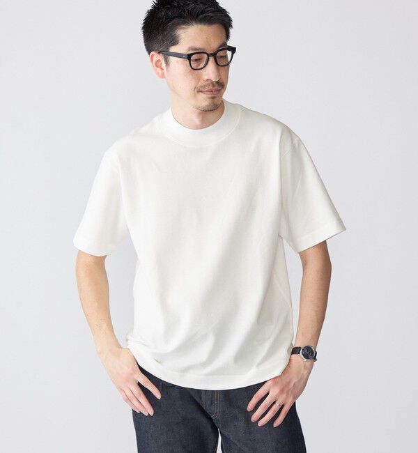 SHIPS「SHIPS: カノコ コンフォート ネック Tシャツ」|Tシャツ・カットソー|