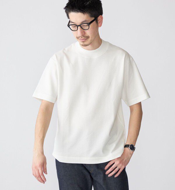 SHIPS「SHIPS: カノコ コンフォート ネック Tシャツ」|Tシャツ・カットソー|