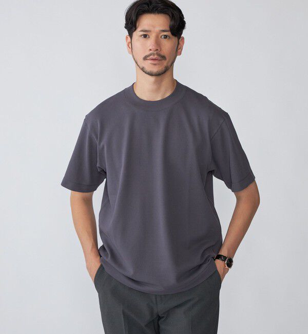 SHIPS「SHIPS: カノコ コンフォート ネック Tシャツ」|Tシャツ・カットソー|