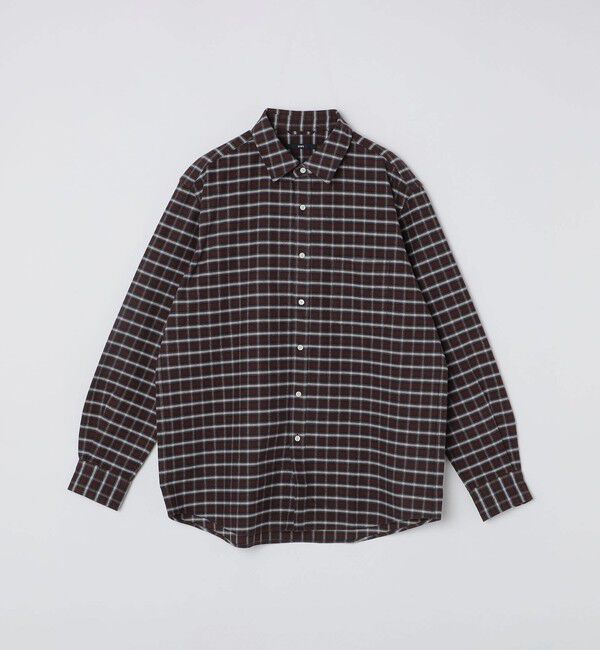 SHIPS「SHIPS: レギュラーカラー オンブレ チェック ネルシャツ」|シャツ・ブラウス|