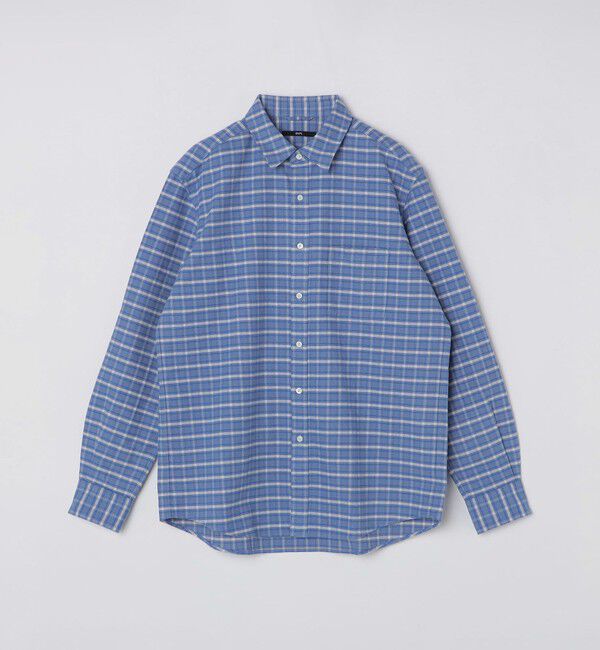 SHIPS「SHIPS: レギュラーカラー オンブレ チェック ネルシャツ」|シャツ・ブラウス|