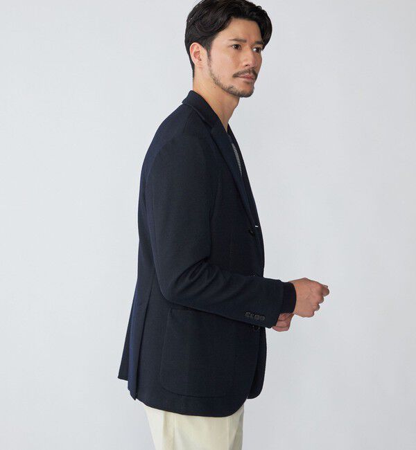 SHIPS「SHIPS: ハニカム ジャージー ジャケット」|テーラードジャケット|