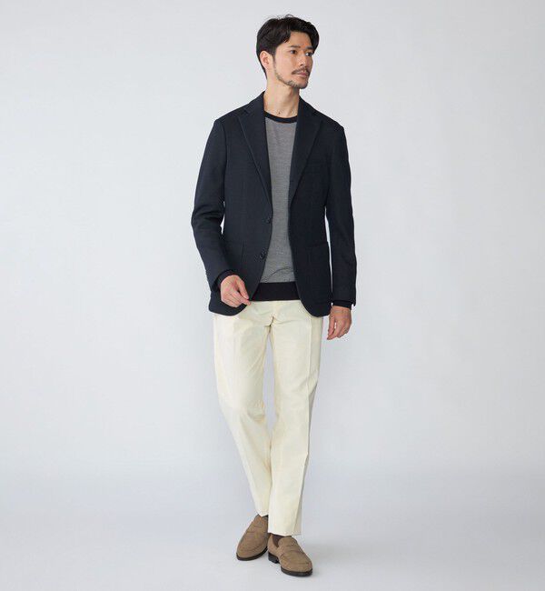 SHIPS「SHIPS: ハニカム ジャージー ジャケット」|テーラードジャケット|