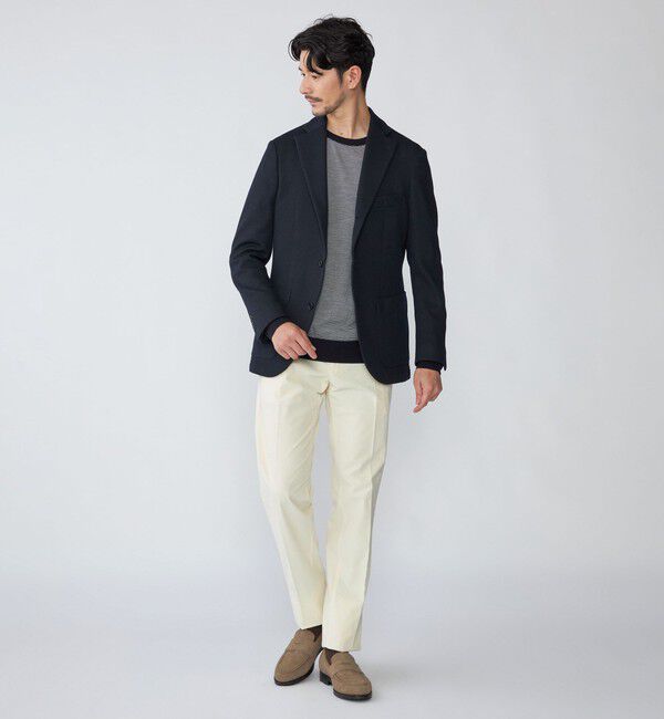 SHIPS「SHIPS: ハニカム ジャージー ジャケット」|テーラードジャケット|