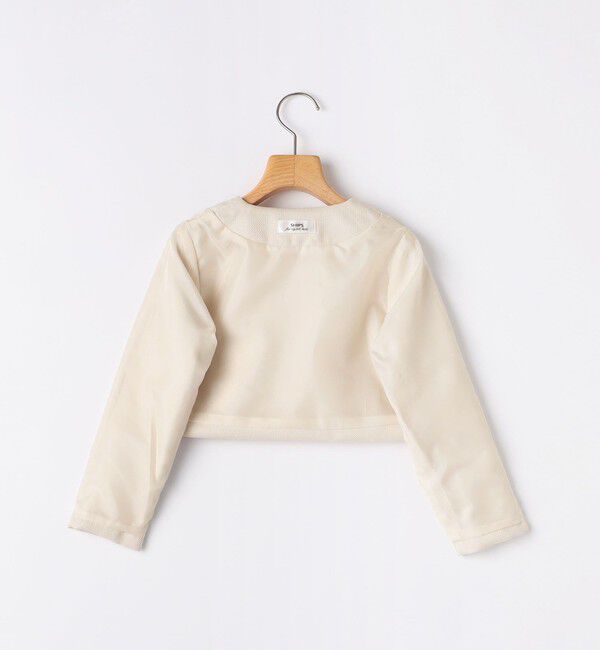 SHIPS KIDS「SHIPS KIDS:110～130cm / セレモニー ボレロジャケット コサージュ付き」|ボレロ|