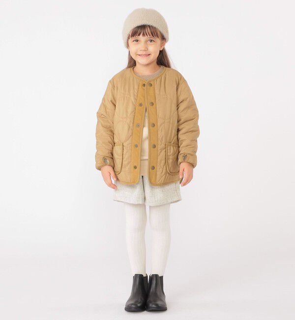 SHIPS KIDS「SHIPS KIDS:100～130cm / ツイード タック キュロット」|キュロット|