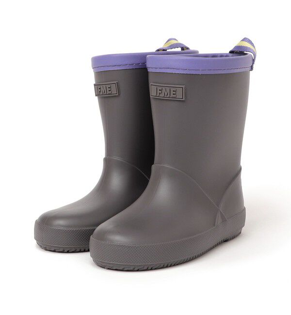 SHIPS KIDS「IFME:レイン ブーツ」|レインシューズ|ブラック