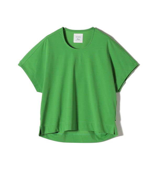 SHIPS for women「【SHIPS別注】assiette:〈手洗い可能〉プレミアム 天竺 Uネック TEE」|Tシャツ・カットソー|