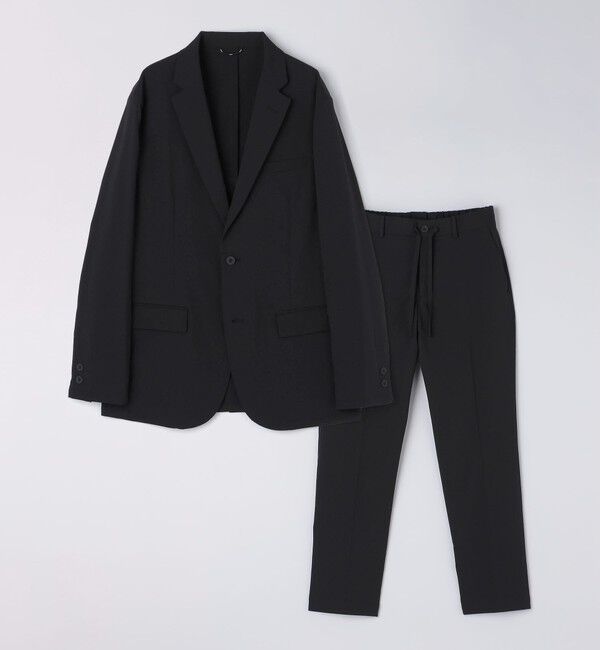 SHIPS「SHIPS:〈手洗い可能〉ニュー アクティブ セットアップ」|スーツ|ブラック