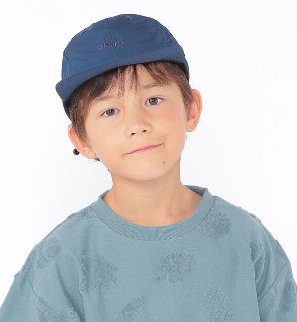 SHIPS KIDS「SHIPS KIDS:バッグコード ロゴ キャップ」|キャップ・キャスケット|ネイビー