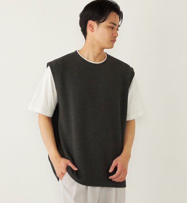 SHIPS Colors 「SHIPS Colors:ベスト フェイクレイヤード Tシャツ」|Tシャツ・カットソー|