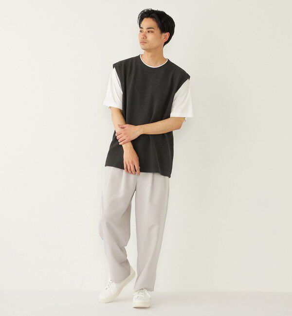 SHIPS Colors 「SHIPS Colors:ベスト フェイクレイヤード Tシャツ」|Tシャツ・カットソー|