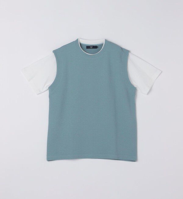 SHIPS Colors 「SHIPS Colors:ベスト フェイクレイヤード Tシャツ」|Tシャツ・カットソー|