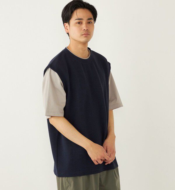 SHIPS Colors 「SHIPS Colors:ベスト フェイクレイヤード Tシャツ」|Tシャツ・カットソー|