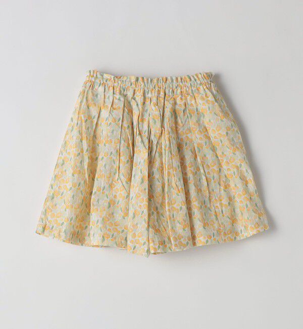 SHIPS Colors 「《新色予約》SHIPS Colors:90～140cm/〈洗濯機可能〉フラワー タック キュロット◆」|キュロット|