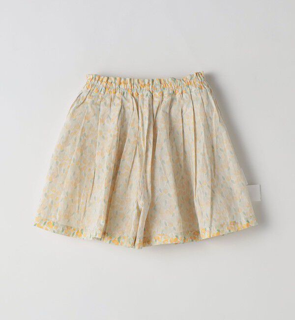 SHIPS Colors 「《新色予約》SHIPS Colors:90～140cm/〈洗濯機可能〉フラワー タック キュロット◆」|キュロット|