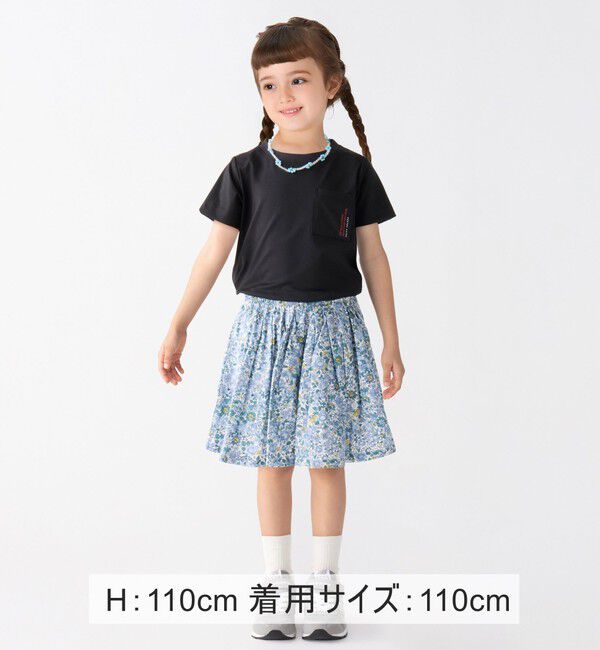 SHIPS Colors 「《新色予約》SHIPS Colors:90～140cm/〈洗濯機可能〉フラワー タック キュロット◆」|キュロット|