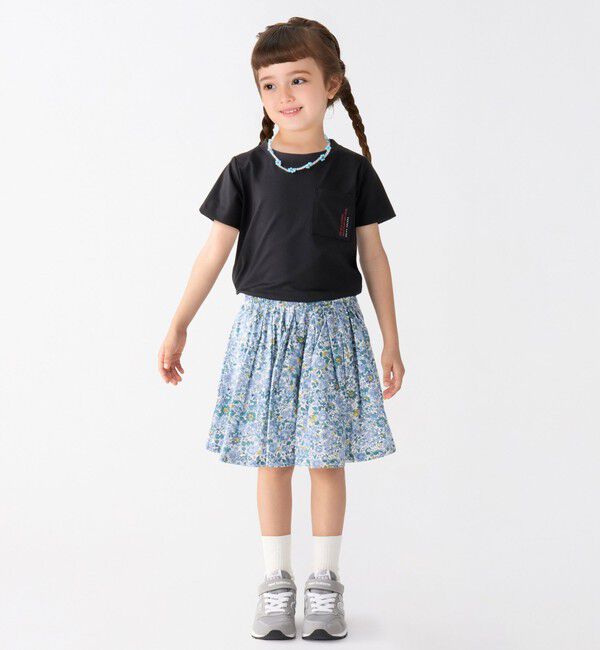 SHIPS Colors 「《新色予約》SHIPS Colors:90～140cm/〈洗濯機可能〉フラワー タック キュロット◆」|キュロット|