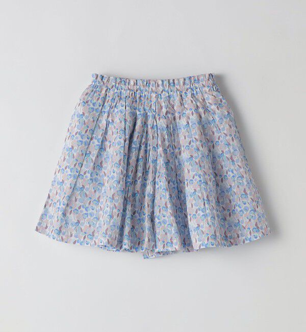 SHIPS Colors 「《新色予約》SHIPS Colors:90～140cm/〈洗濯機可能〉フラワー タック キュロット◆」|キュロット|ロイヤルブルー