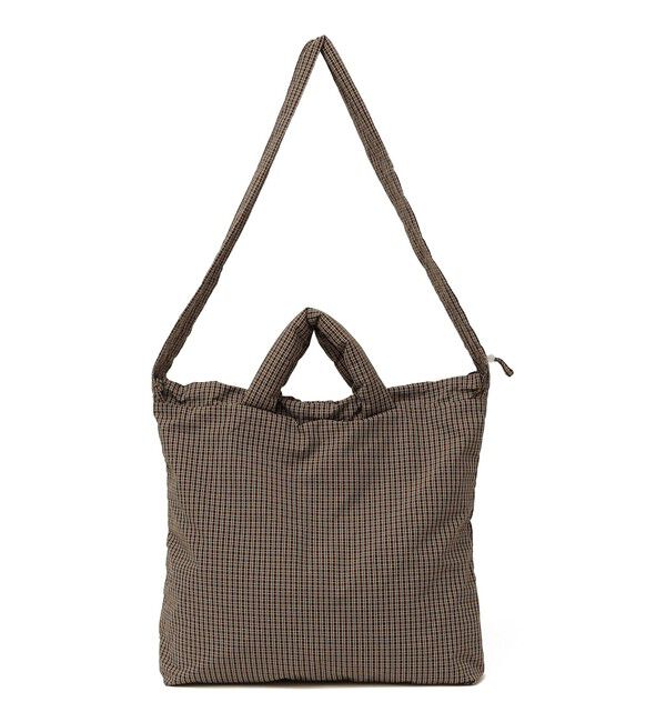 SHIPS any「SHIPS any: 3WAY チェック ギャザー ショルダーバッグ (ユニセックス)◇」|ショルダー・メッセンジャー|