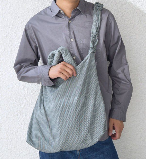 SHIPS any「SHIPS any: 3WAY チェック ギャザー ショルダーバッグ (ユニセックス)◇」|ショルダー・メッセンジャー|