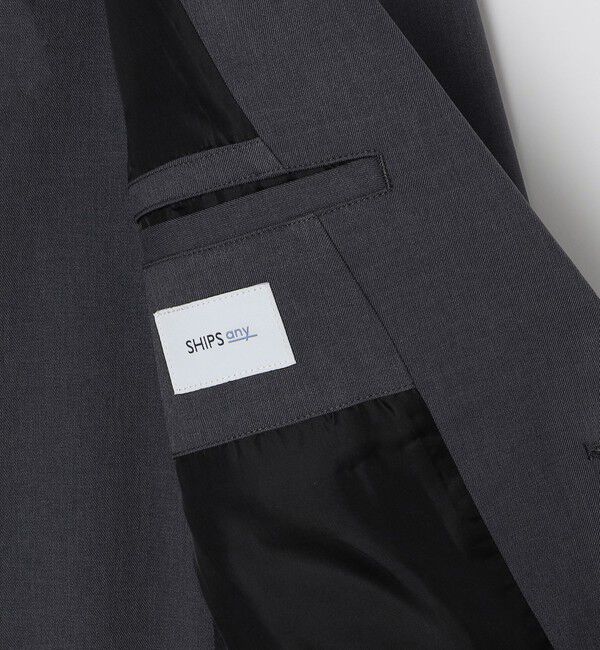 SHIPS any「SHIPS any:〈洗濯機可能〉ウールライク オールシーズン セットアップ ジャケット & イージーパンツ◆」|スーツ|