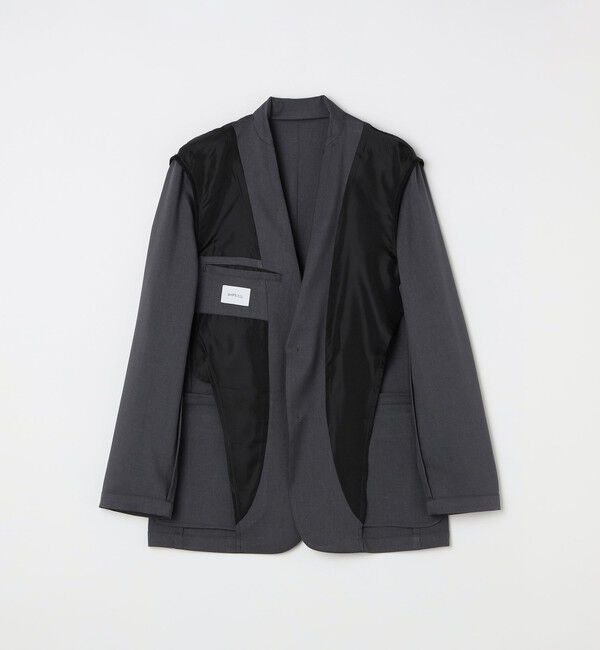 SHIPS any「SHIPS any:〈洗濯機可能〉ウールライク オールシーズン セットアップ ジャケット & イージーパンツ◆」|スーツ|