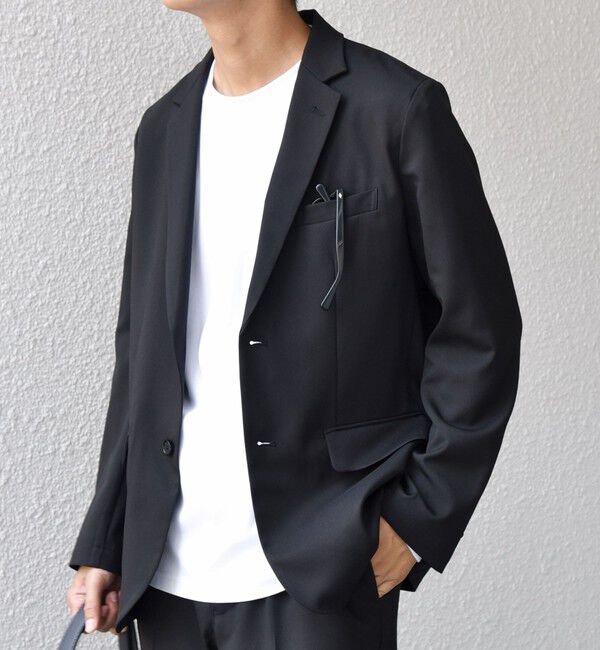 SHIPS any「SHIPS any:〈洗濯機可能〉ウールライク オールシーズン セットアップ ジャケット & イージーパンツ◆」|スーツ|