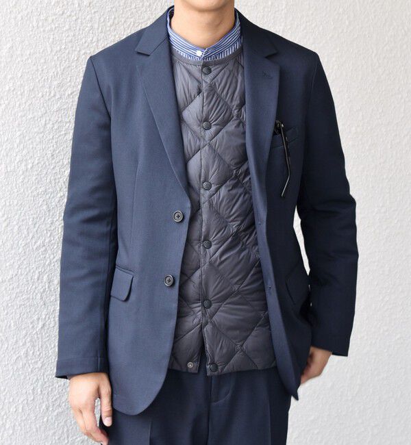 SHIPS any「SHIPS any:〈洗濯機可能〉ウールライク オールシーズン セットアップ ジャケット & イージーパンツ◆」|スーツ|