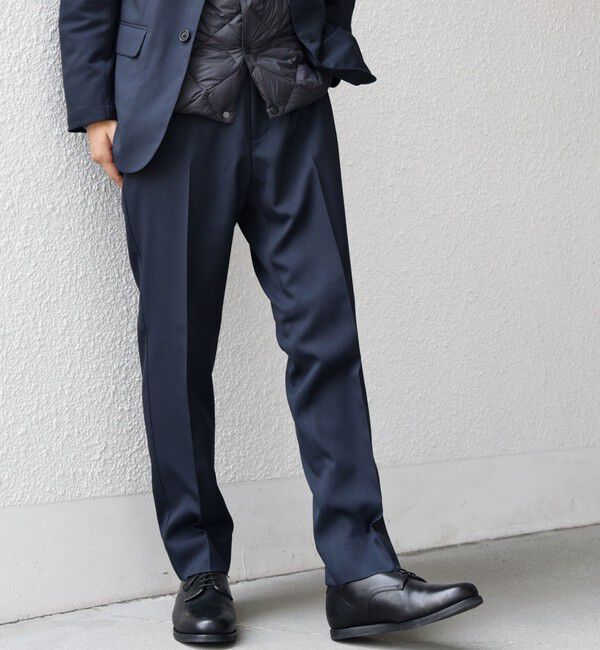 SHIPS any「SHIPS any:〈洗濯機可能〉ウールライク オールシーズン セットアップ ジャケット & イージーパンツ◆」|スーツ|