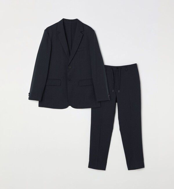 SHIPS any「SHIPS any:〈洗濯機可能〉ウールライク オールシーズン セットアップ ジャケット & イージーパンツ◆」|スーツ|