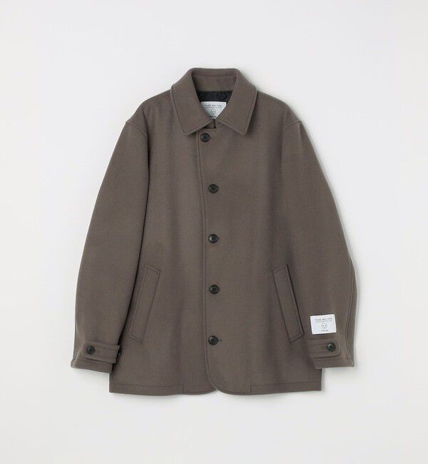 SHIPS any「SHIPS any: PURE WOOL MELTON シングル Pコート 25AW◇」|ピーコート|