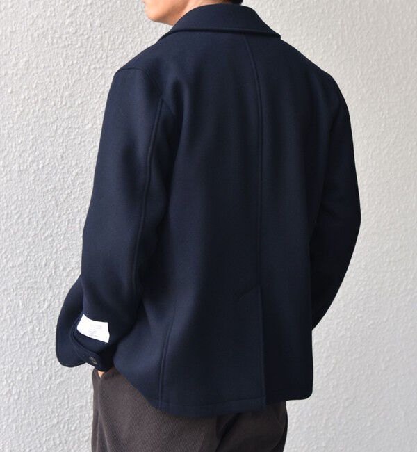 SHIPS any「SHIPS any: PURE WOOL MELTON シングル Pコート 25AW◇」|ピーコート|