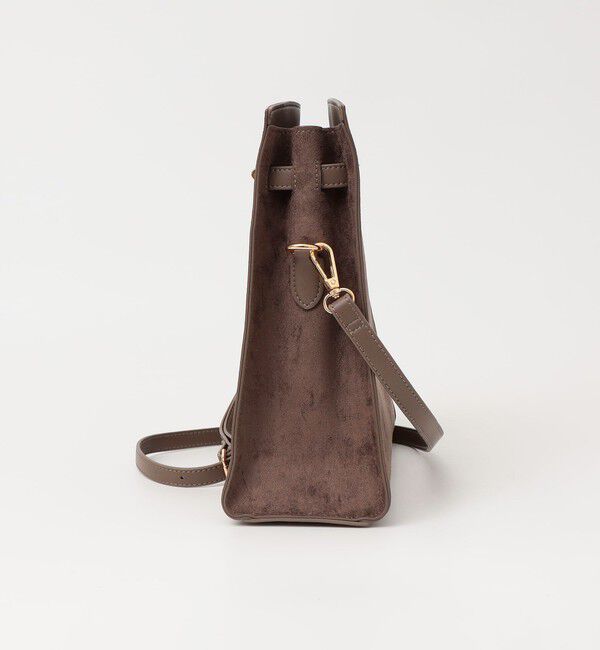 quaranciel「quaranciel: ベルトデザイン スクエア ショルダー バッグ」|ショルダー・メッセンジャー|