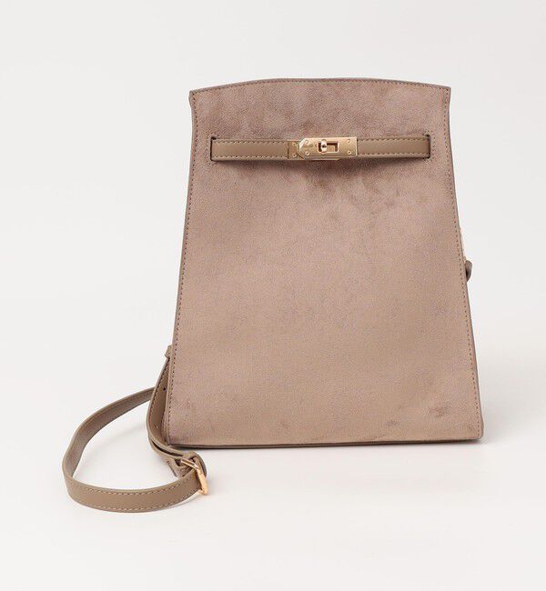 quaranciel「quaranciel: ベルトデザイン スクエア ショルダー バッグ」|ショルダー・メッセンジャー|