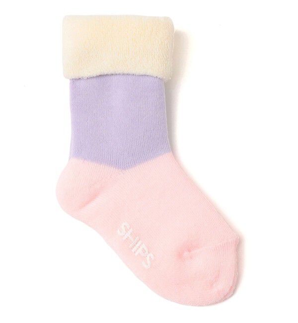 SHIPS KIDS「SHIPS KIDS:ベビー パイル ソックス」|ソックス|ピンク系