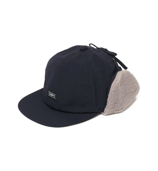 SHIPS KIDS「SHIPS KIDS:〈取り外し可能〉 フライトキャップ」|キャップ・キャスケット|ネイビー