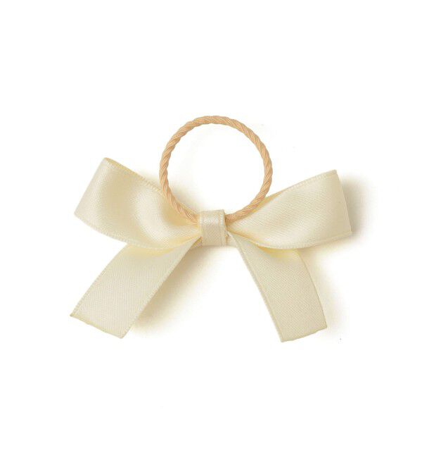 SHIPS KIDS「SHIPS KIDS:サテン リボン ヘアゴム 2コセット」|ヘアゴム・シュシュ|