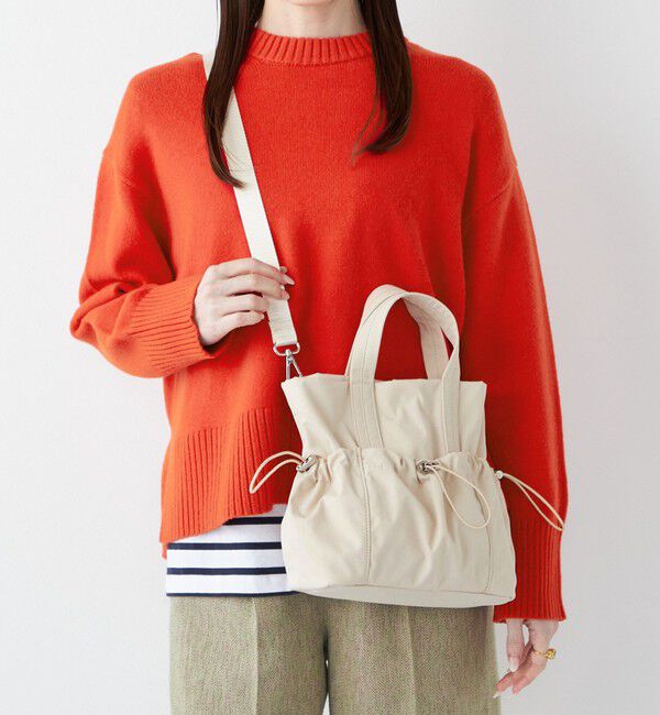 SHIPS Colors 「《予約》SHIPS Colors:ナイロン ギャザー ミニ トートバッグ◆」|ショルダー・メッセンジャー|