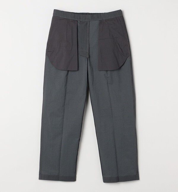 SHIPS any「SHIPS any: コットン/ナイロン ワッシャー 2タック セミワイド イージー パンツ(セットアップ対応)◆」|チノ|