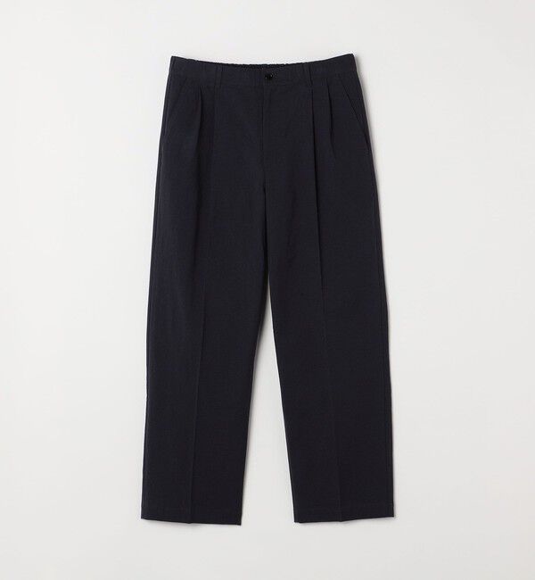 SHIPS any「SHIPS any: コットン/ナイロン ワッシャー 2タック セミワイド イージー パンツ(セットアップ対応)◆」|チノ|