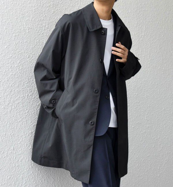 SHIPS any「SHIPS any:〈撥水加工〉タスラン SOLOTEX(R) ステンカラー コート 26SS◇」|ステンカラーコート|
