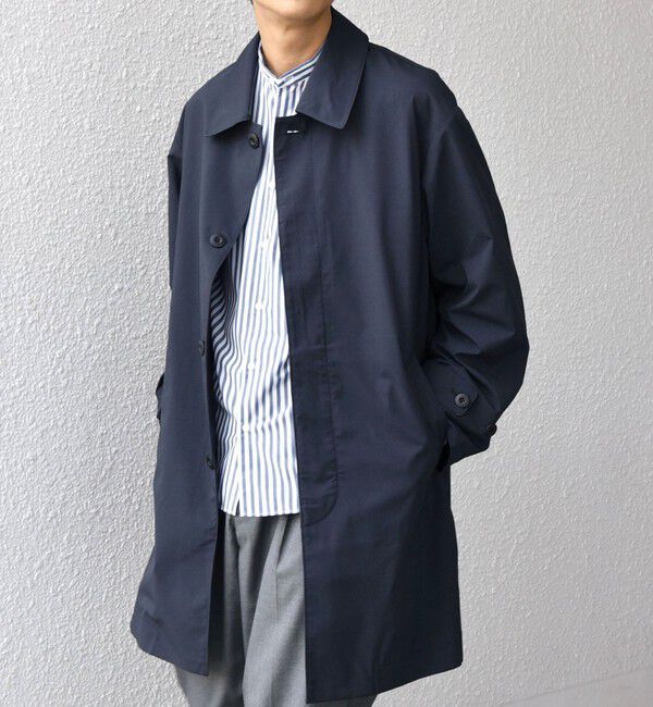 SHIPS any「SHIPS any:〈撥水加工〉タスラン SOLOTEX(R) ステンカラー コート 26SS◇」|ステンカラーコート|
