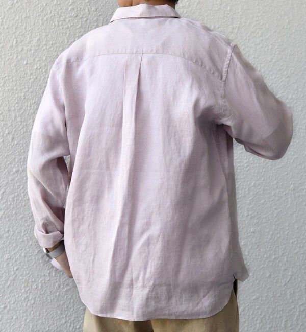 SHIPS any「SHIPS any:〈洗濯機可能〉ピュアリネン レギュラーカラー シャツ 26SS◆」|シャツ・ブラウス|