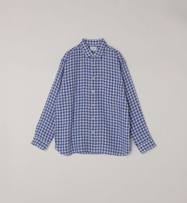 SHIPS any「SHIPS any:〈洗濯機可能〉ピュアリネン レギュラーカラー シャツ 26SS◆」|シャツ・ブラウス|