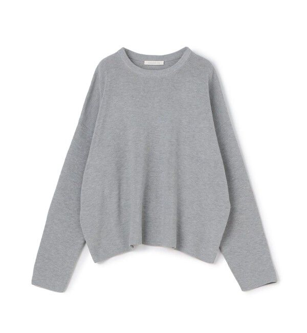 GALERIE VIE「シーアイランドコットン クルーネックプルオーバー」|ニット・セーター|15 グレー