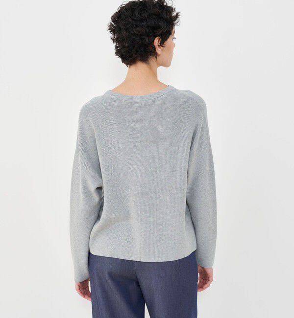 GALERIE VIE「シーアイランドコットン クルーネックプルオーバー」|ニット・セーター|