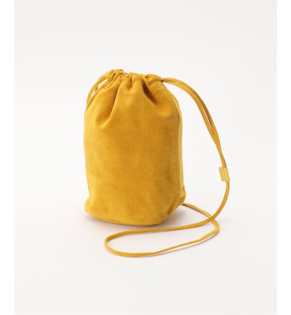 JOURNAL STANDARD「hobo / ホーボー 別注 DRAWSTRING POUCH PIG SUEDE」|その他|イエロー