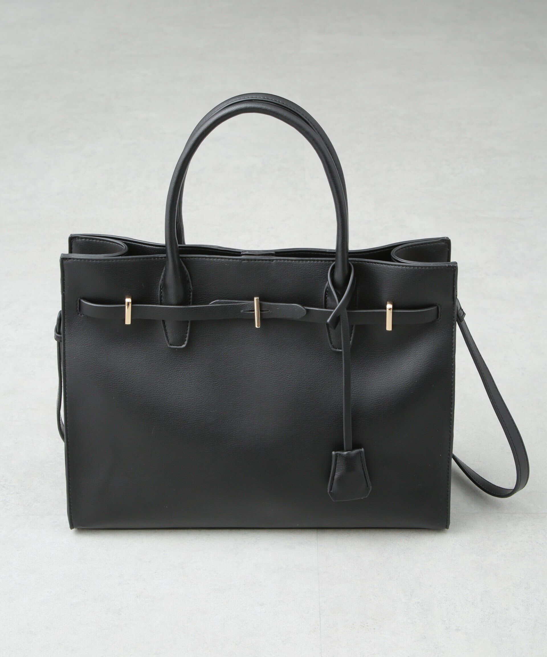 nano･universe「ターンロックベルトビッグトートバッグ」|ショルダー・メッセンジャー|