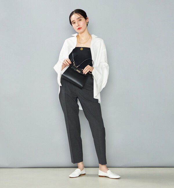 NOLLEY'S「NMPウールトロテーパードパンツ」|チノ|